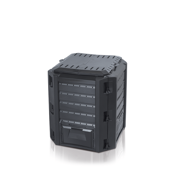 Компостер садовый Compogreen 380л, черный