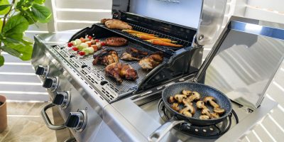 Гриль газовый Nexgrill Evolution Infrared 4B + 1B, черный