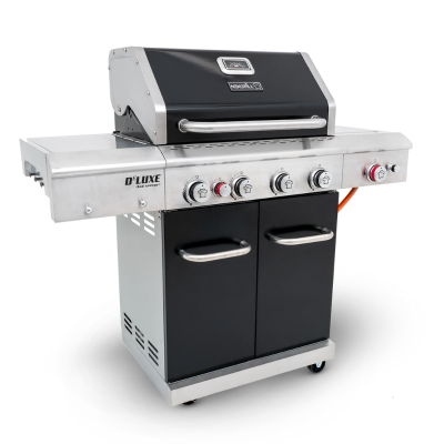 Гриль газовый Nexgrill Deluxe GBS 4B + 2B, черный
