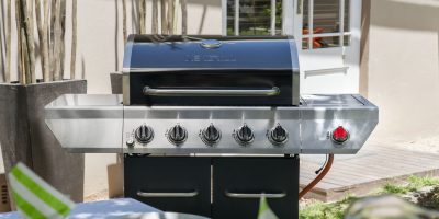 Гриль газовый Nexgrill Gourmet Plus 5B + SSB, черный