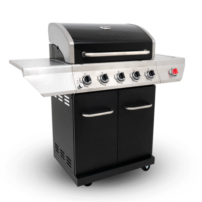 Гриль газовый Nexgrill Gourmet Plus 5B + SSB, черный