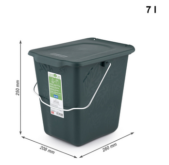 Урна для мусора Compost Greenline 7л, зеленый