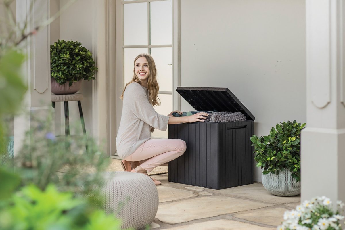 Сундук садовый City Box 30G, коричневый