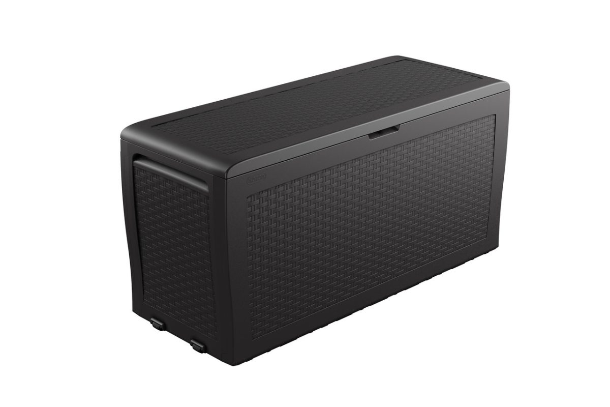 Сундук садовый Keter Samoa Rattan Box 270L, графит