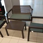 Набор мебели EASY COMFORT (диван, 2 кресла, стол), графит