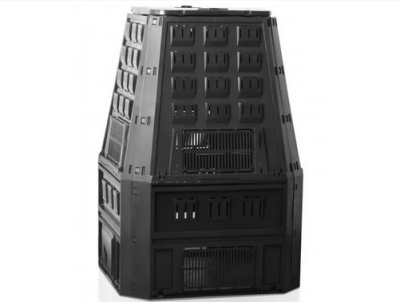 Компостер садовый Evogreen 850л, черный