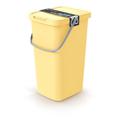 Урна для мусора System Q Collect 25л, желтый