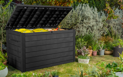 Сундук пластиковый для хранения Keter Ontario Box 870L, графит