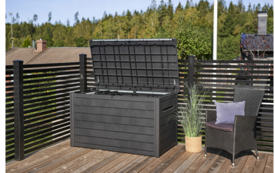 Сундук пластиковый для хранения Keter Ontario Box 870L, графит