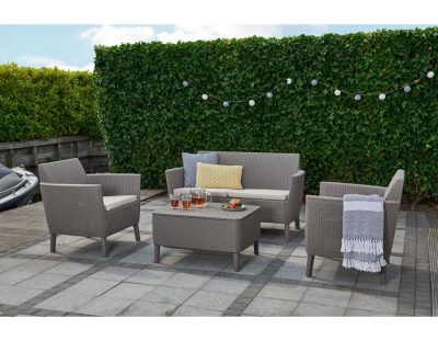 Набор садовой мебели Keter Salemo 3 seater set, капучино