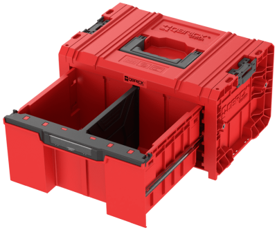 Ящик для инструментов Qbrick System PRO Drawer 1 Toolbox Basic 2.0 RED Ultra HD Custom, красный