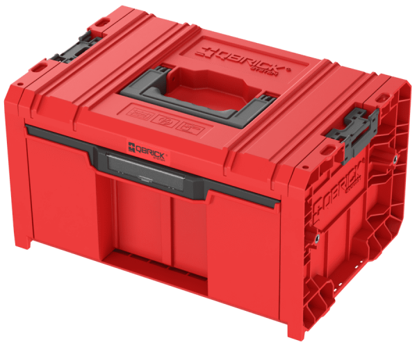 Ящик для инструментов Qbrick System PRO Drawer 1 Toolbox Basic 2.0 RED Ultra HD Custom, красный