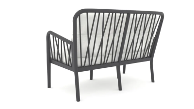 Диван двухместный уличный Gala Sofa, антрацит