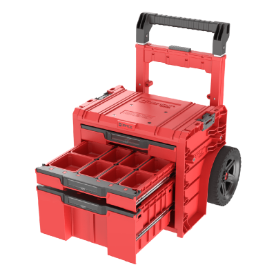 Ящик для инструментов Qbrick System PRO Cart 2.0 Plus Drawer 3 RED Ultra HD Custom, красный