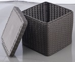 Столик-сундук уличный для хранения Springhouse Bari Box S, коричневый