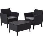 Комплект мебели Salemo Balcony Set, коричневый