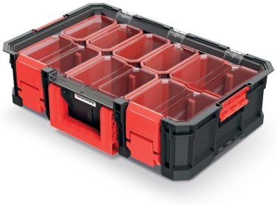 Набор ящиков Kistenberg Modular Solution 3 в 1, черный/красный