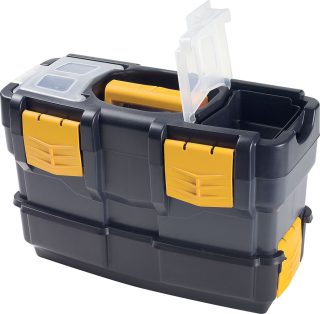 Набор ящиков для инструментов ArtPlast Tekna 6300V 350x170x230mm, черный/желтый