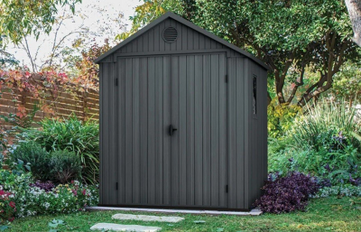 Хозблок пластиковый Darwin shed 6x8 indoor, графит