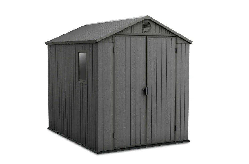 Хозблок пластиковый Darwin shed 6x8 indoor, графит Хозблок пластиковый Darwin shed 6x8 indoor, графит