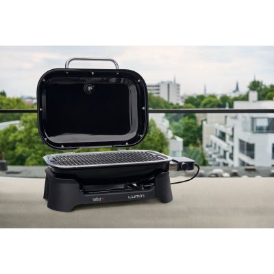 Гриль электрический Lumin Compact Black, черный