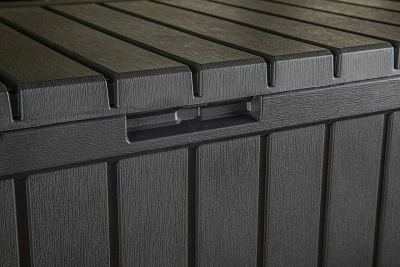 Садовый сундук Keter Kentwood Box 350л, графит