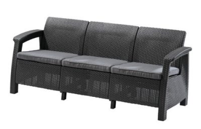 Диван Keter Corfu Love Seat Max (Корфу Лав Сит Макс), коричневый