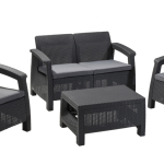 Комплект мебели Keter Corfu Set (Корфу Сэт), графит