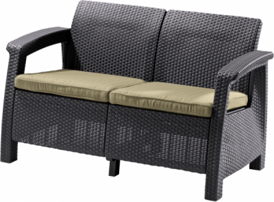 Комплект мебели Keter Corfu Set (Корфу Сэт), графит