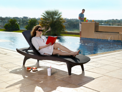 Шезлонг Keter Sun Lounger Pacific, коричневый