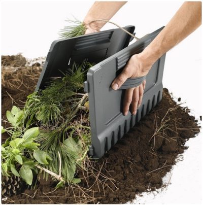 Компостер Keter E-Composter с базой, черный