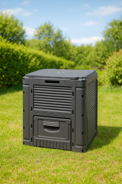 Компостер Keter E-Composter с базой, черный