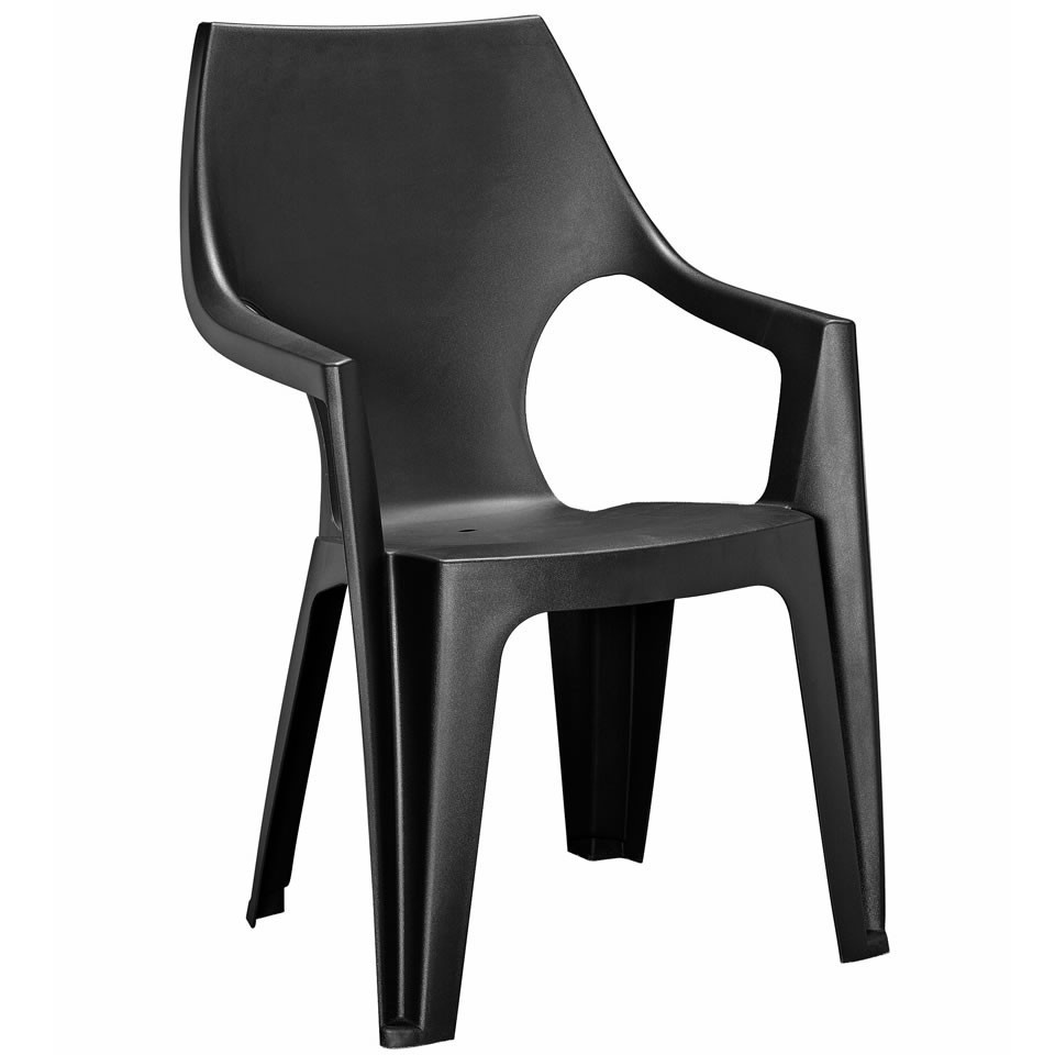 Пластиковый стул Dante Low Back графит Пластиковый стул Dante Low Back графит