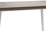 Стол раскладной Harmony extend table Keter, белый/капучино