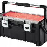 Ящик для инструментов Keter Cantilever Tool Box 22", чёрный/красный